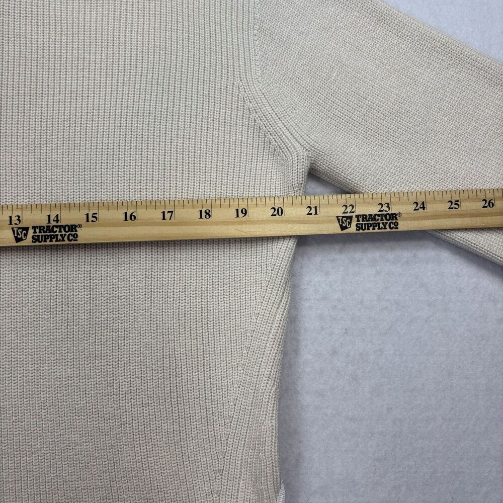 Lululemon NWT Merino Wool Blend Rib Crewneck Sweater Side Split Cream Size 4 - Picture 12 of 14